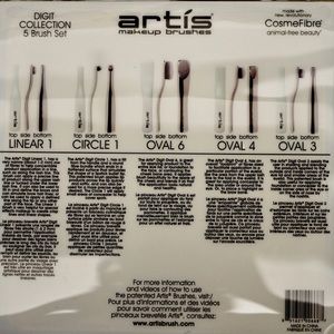 Artis Makeup Digit Collection 5 Piece Brush Set Poshmark